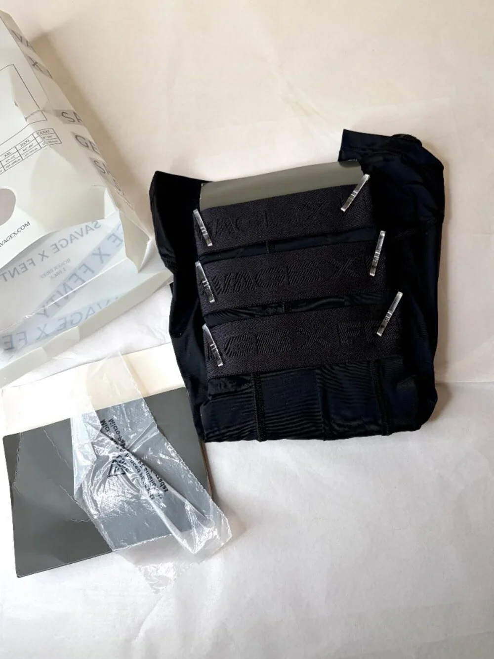 New 3-Pack Savage x Fenty Shadow Fit Boxer Briefs Black Size S